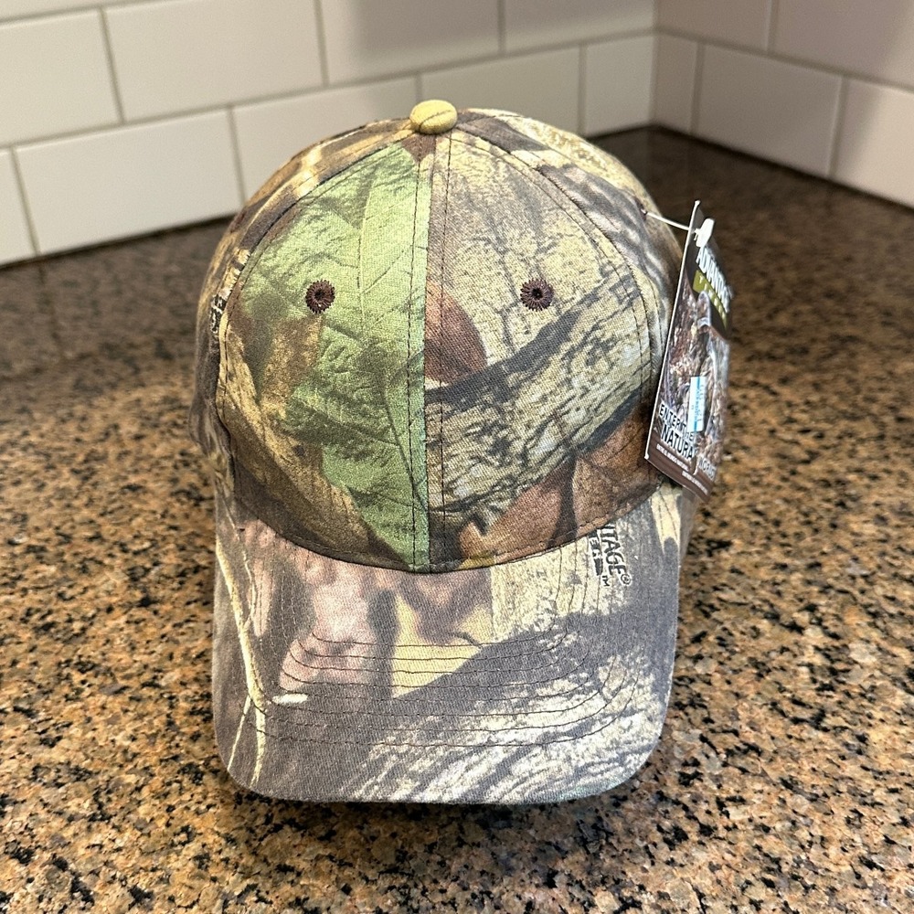 Vtg 90s Daystone Advantage Timber Camo Hunting Hat Snapback Deadstock New